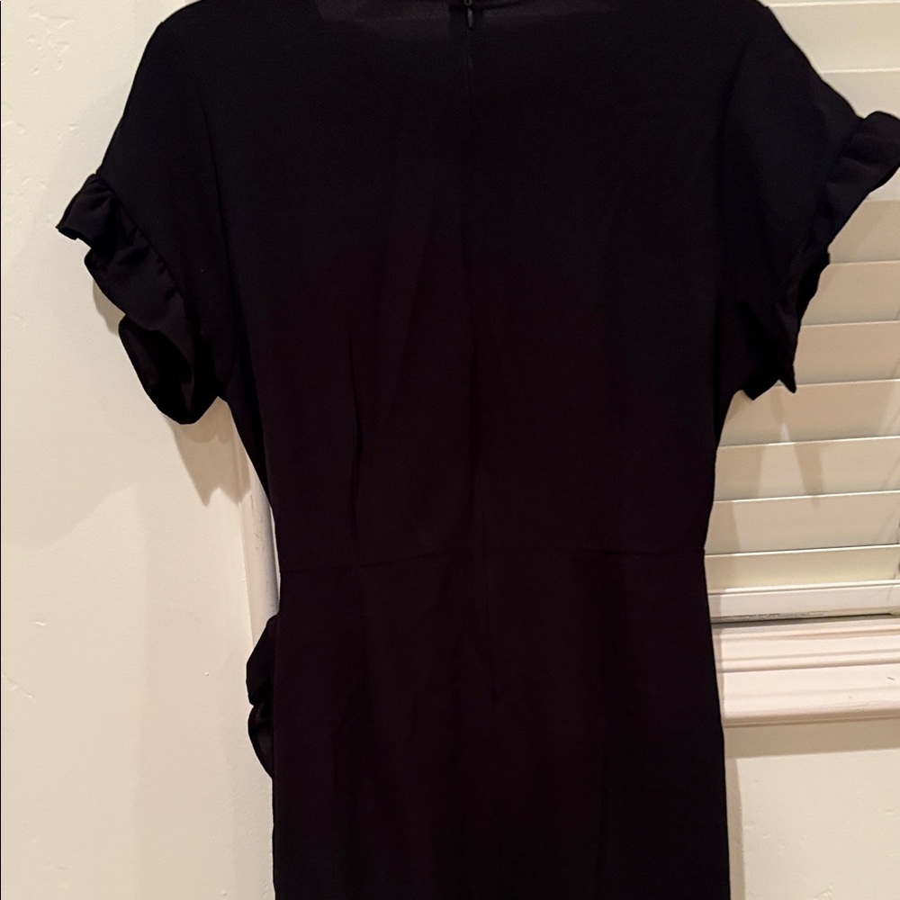 Amazon Black Ruffle Mini Dress - Picture 8 of 9